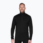 Felpa termica uomo Devold Breeze Plus Merino 200 Zip Neck black