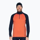 Felpa termica uomo Devold Duo Active Merino 205 Zip Neck brick