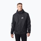 Giacca da pioggia Helly Hansen Ervik da uomo, nero