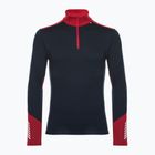 Uomo Helly Hansen Lifa Merino Midweight 1/2 Zip termica a maniche lunghe navy