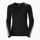 Maglia termica da donna Helly Hansen Lifa Active Stripe Crew black