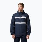 Giacca da vela da uomo Helly Hansen Salt Striped Windbreaker navy