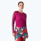 Maglia termica da donna Helly Hansen Lifa Active Stripe Crew magenta 2.0