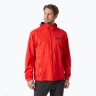 Giacca da pioggia Helly Hansen Momentum 3L Stretch da uomo, allarme rosso