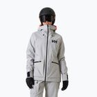 Giacca da sci da donna Helly Hansen Powderqueen 3.0 grigio/melange