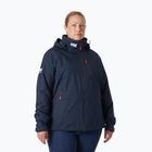 Giacca da vela da donna Helly Hansen Crew Hooded Midlayer Plus 2.0 navy