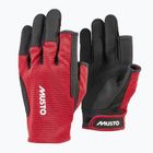 Musto Essential Sailing Dito lungo 2.0 Guanti da vela rosso vero