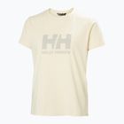 T-shirt Helly Hansen da donna Logo 3.0 crema