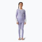 Helly Hansen JR Lifa Merino Midweight, set di intimo termico per bambini color lavanda brillante