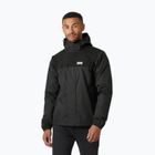 Giacca antipioggia da uomo Helly Hansen Vancouver foderata in pile ebano
