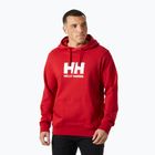 Felpa da uomo Helly Hansen HH Logo Hoodie red