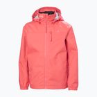Giacca da vela per bambini Helly Hansen Crew Hooded Jr 41813 sunset pink