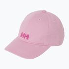 Cappellino con visiera per bambini Helly Hansen Logo Jr pink lavender