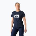 Maglietta da donna Helly Hansen Logo 3.0 SS navy
