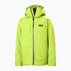 Giacca da sci bambino Helly Hansen Alpha luminous green