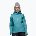 Giacca antipioggia da donna NORRONA Falketind Gore-Tex brittany blue