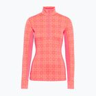 Felpa termica donna KARI TRAA Rose Half Zip bubblegum
