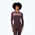 Felpa termica donna KARI TRAA Ines cocoa powder