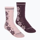 Calze da donna KARI TRAA Vinst 2 pack cocoa powder