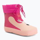 Stivali per bambini Viking Footwear Alv Barefoot Paw Print rosa chiaro/magenta