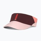 Ciele Athletics FSTVisor SC Comp IconicVC visiera da running rosso vino scuro/fioritura