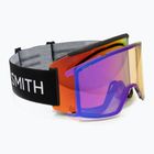 Maschera da sci Smith Squad XL black/ChromaPop Sun Red Mirror/ChromaPop Storm Yellow Flash