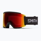 Maschera da sci Smith Squad XL black/ChromaPop Sun Red Mirror/ChromaPop Storm Yellow Flash