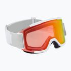 Smith Squad white vapor/chromapop photochromic red mirror occhiali da sci