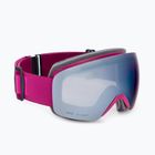 Smith Skyline merlot/chromapop sun platinium mirror occhiali da sci
