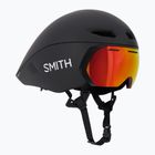 Smith Jetstream TT casco da bici nero opaco/rosa specchiato/chiaro