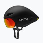 Smith Jetstream TT casco da bici nero opaco/rosa specchiato/chiaro