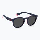 Occhiali da sole Polaroid PLD 8048/S blu rosa/grigio polarizzati per bambini