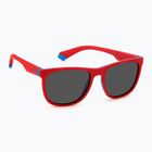 Occhiali da sole Polaroid PLD 8049/S rosso blu/grigio polarizzati per bambini