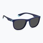 Occhiali da sole per bambini Polaroid PLD 8049/S blu azzurro/grigio polarizzati