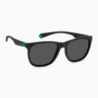Occhiali da sole Polaroid PLD 2140/S nero opaco verde/grigio polarizzato