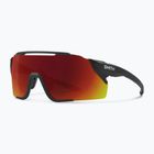 Occhiali da sole Smith Attack MAG MTB nero opaco/rosso cromapop a specchio