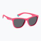 Occhiali da sole Polaroid PLD 8056/S rosa opaco/grigio polarizzati per bambini