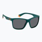 Occhiali da sole Polaroid PLD 8057/S verde opaco/grigio polarizzati per bambini