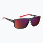 Occhiali da sole Under Armour Kickoff S3 grigio rosso/grigio infrarossi da uomo