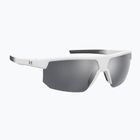 Occhiali da sole da uomo Under Armour Driven/G S3 bianco grigio/argento specchiato