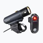 Set di luci per bicicletta Kryptonite Street F-300/Avenue R-30 nero