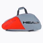 Borsa da tennis HEAD Radical 9R Supercombi 64 l grigio/arancio