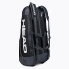 Borsa da tennis HEAD Core 6R Combi 50 l nero bianco
