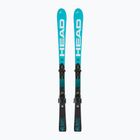 Sci da discesa per bambini HEAD WC e.Race Team SW JRS + attacchi Jrs 7,5 nero/blu