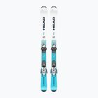 Sci da discesa per bambini HEAD Supershape Team Easy JRS + attacchi Jrs 4.5 GW CA white/blue