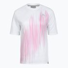Maglietta da tennis HEAD Performance da donna rosa acceso/stampa perf