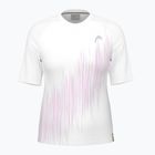 Maglietta da tennis HEAD Performance da donna rosa acceso/stampa perf