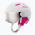 Casco da sci HEAD per bambini Maja Visiera bianco/argento rosso