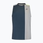 Maglietta da tennis HEAD da uomo Topspin print vision m/navy