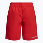 Pantaloncini da tennis per bambini HEAD Club Bermudas rosso